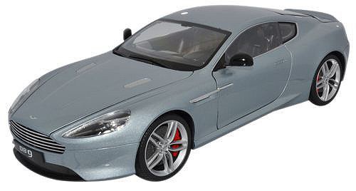 Welly 1/18 AUSTIN MARTIN DB9 Coupe 2010 slvr